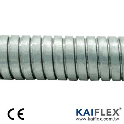Type renforc&#xE9; - tube m&#xE9;tallique flexible, acier galvanis&#xE9; embo&#xEE;t&#xE9;