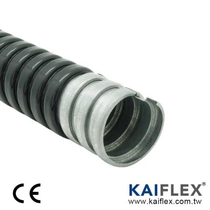 KAIFLEX - Selang logam, baja galvanis kait tunggal, dilapisi PU