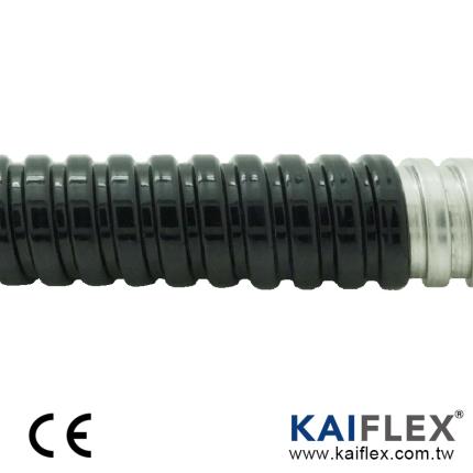 KAIFLEX - Selang logam, baja tahan karat kait tunggal, dilapisi PVC