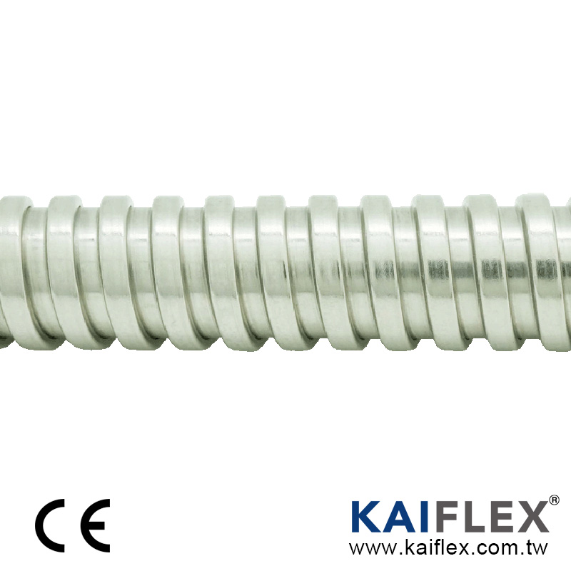 KAIFLEX - Conduíte de metal flexível, aço inoxidável com trava quadrada
