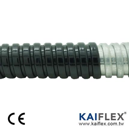 KAIFLEX - Conduits m&#xE9;talliques flexibles &#xE9;tanches, gilet en PU &#xE0; verrouillage carr&#xE9;