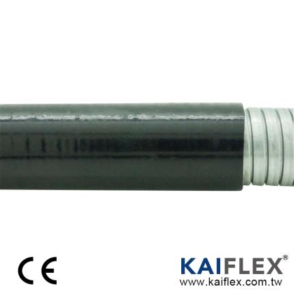 KAIFLEX - Condu&#xED;te de metal flex&#xED;vel &#xE0; prova d&amp;#39;&#xE1;gua, SUS com trava quadrada, capa de PVC