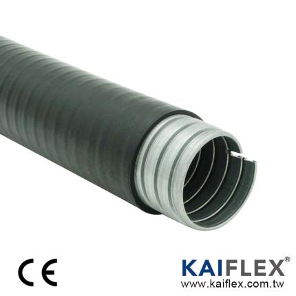 KAIFLEX - selang logam kedap cairan, baja galvanis kait ganda, dilapisi LSZH