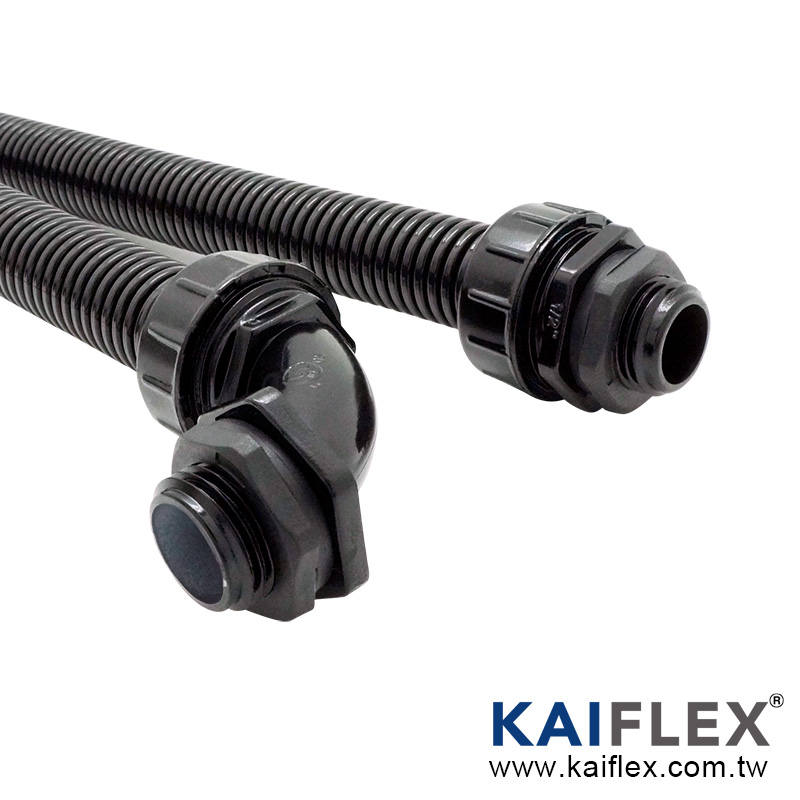 KAIFLEX  - プラスチック製ナイロンコネクタ、強力防水ボックスコネクタ、180度（FN50）
