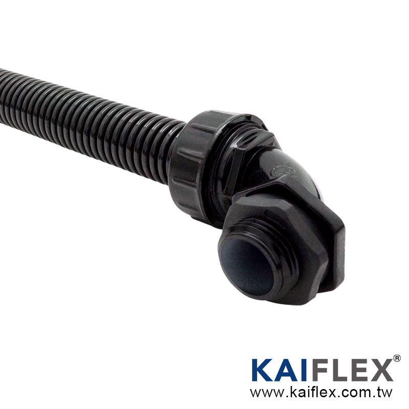 KAIFLEX - Konektor nilon plastik, konektor kotak tahan air yang kuat, 90 derajat (FN53)