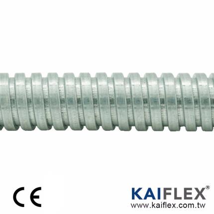KAIFLEX - Condu&#xED;te met&#xE1;lico flex&#xED;vel, a&#xE7;o galvanizado com trava quadrada