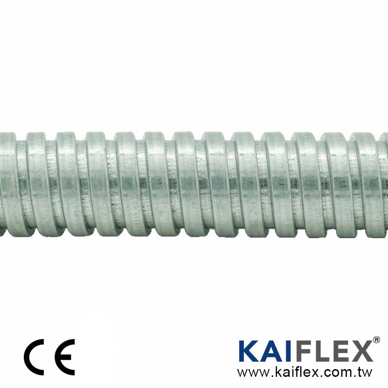 KAIFLEX - Conducto de metal flexible, acero galvanizado de bloqueo cuadrado