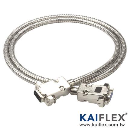 KAIFLEX - Armored DB9 Cable-1M (WH-017)