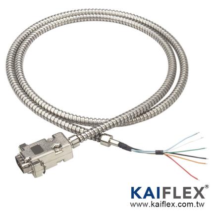 KAIFLEX - Armored DB9 Cable-1M (WH-024)
