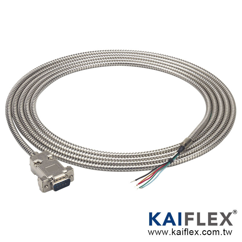 KAIFLEX - Gepanzertes DB9-Kabel-3M (WH-034)