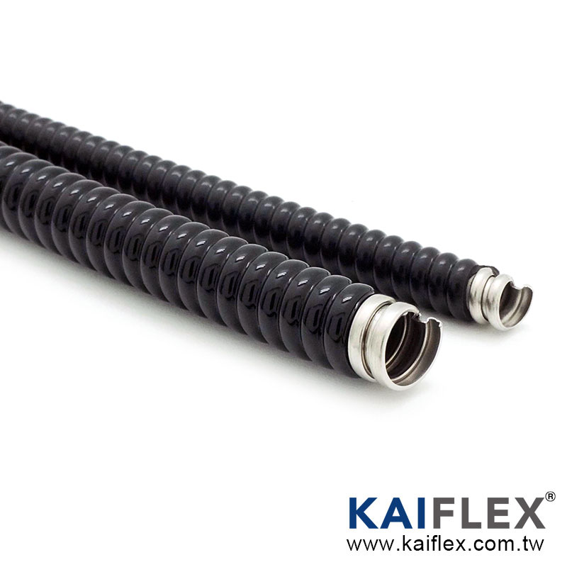 KAIFLEX - 스테인레스 스틸 사각 잠금 장치 + PVC 자켓