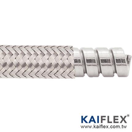 電子線保護管 - 不鏽鋼雙勾管&#x2B;不鏽鋼編織 (WP-S2SB)