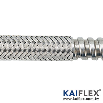 電子線保護管 - 不鏽鋼單勾管+鍍錫銅編織