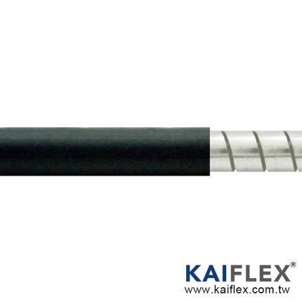 電子線保護管 - 不鏽鋼單線圈管(高剛性)&#x2B;PVC平披覆