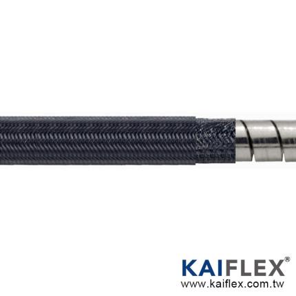 電子線保護管 - 不銹鋼單線圈管&#x2B;單層鎢鋼編織