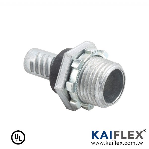 Chicago Plenum Flexible Metal Tubing Fitting, Straight Type, Male Threaded, S27 Series