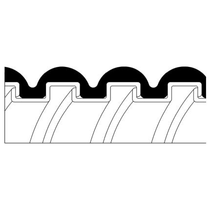 KAIFLEX - Pipa kait tunggal baja tahan karat &#x2B; penutup PVC