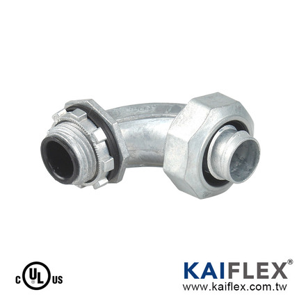 液密型防水金屬軟管接頭, 90度, S53 系列