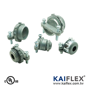 BX Flex Conduit Fitting, Two Screw Type