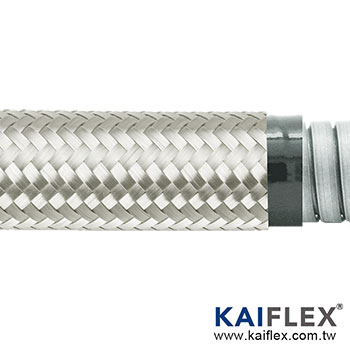KAIFLEX - Conducto de metal flexible trenzado a prueba de agua